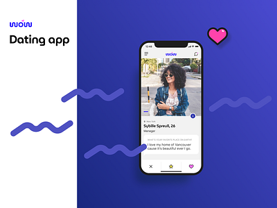 Daiting App Concept app branding concept dating app design logo ui ux