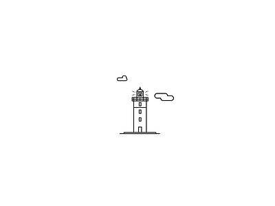 Umhlanga lighthouse beach black and white design icon icon design iconography keep it simple kiss lighthouse simple design simplicity visual communication