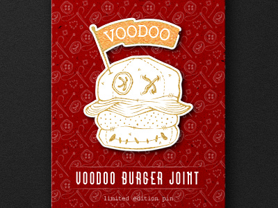 Voodoo Burger Join 3d adobe art badge design branding burger illustration corporate design design drawing flat graphic design illustration illustration design illustrator line art logo metal pin vector vector art vector illustration