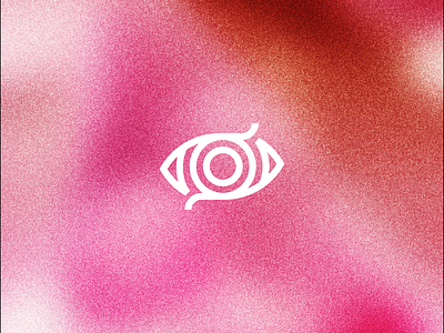 LUCID DREAMING branding design eye flat gradient icon logo noise texture vector visual communication