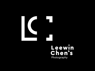 Leewin’s logo black and white ci corporate design design flat graphic design icon iconography lc logo photography vector visual communication design
