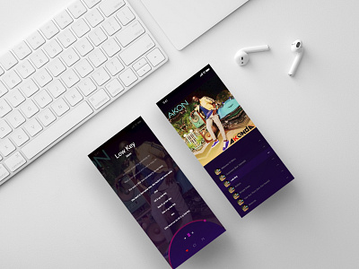 KOBE BRYANT UI MUSIC PLAYER DAY 009 app challenge dailyui graphicsdesign