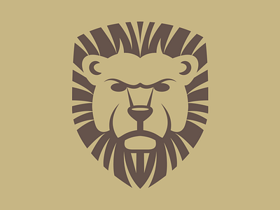 Lion Shield Logo animals companies lions logo logos protection safety security shields