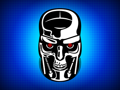 Terminator T800 head head logo logotype t800 terminator