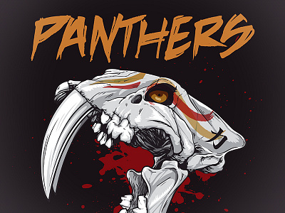 Panther's power dojo graphic illustration logo logos t shirt