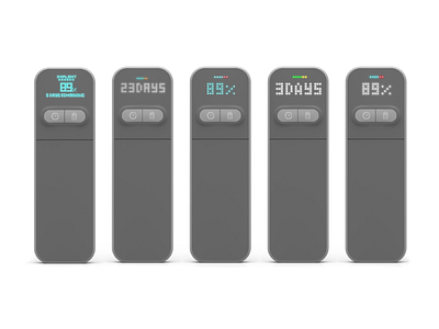 McLaren healthcare project - LED Remote design health healthcare industrial design led mclaren remote ui ux