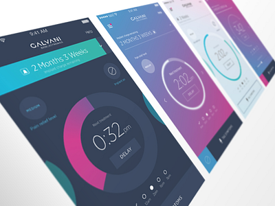 McLaren healthcare neuromodulation project design digital health health app health care interactive design interface mclaren mobile ui ux