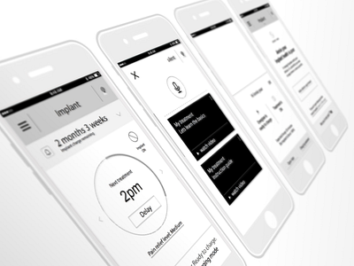 McLaren healthcare neuromodulation project design digital health health app health care interactive design interface mclaren mobile ui ux wireframes