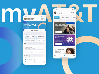 myAT&T app redesign