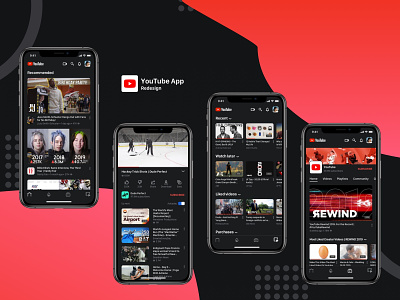 YouTube App Redesign Concept