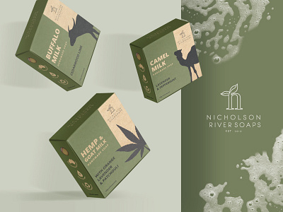 Nicholson River Soaps Packaging