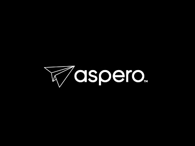 Aspero Logo Design australia branding icon illustration logo logo design logo mark plane typography vector