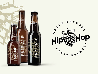 Hip Hop Bottles australia beer branding brand branding craft beer design typography