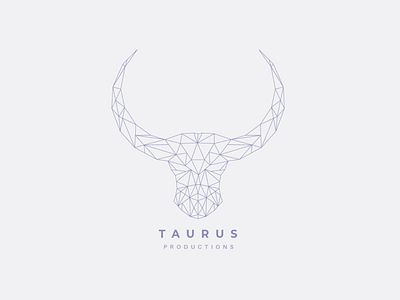 Taurus Productions Logo design graphic design icon illustration illustrator logo logo design