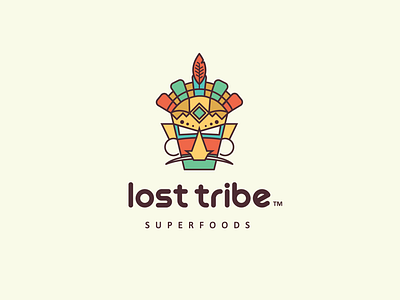 Lost Tribe Superfoods brand brand strategy design food icon illustration logo mark vector