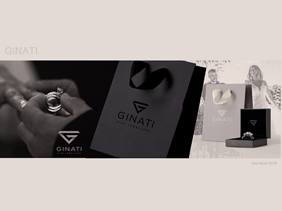 Key Visual branding design jewellers jewelry key visual logo modern monogram packaging