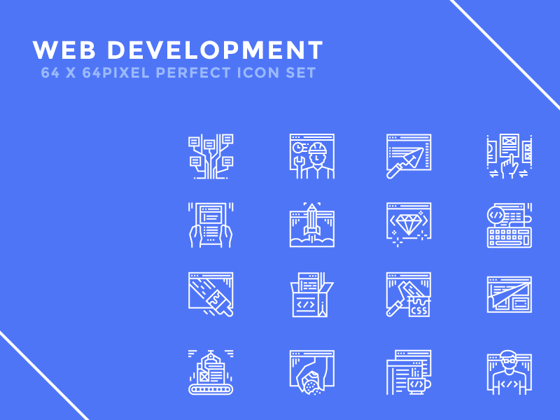 Web Development Icon Pack by Bearfruit Idea on Dribbble