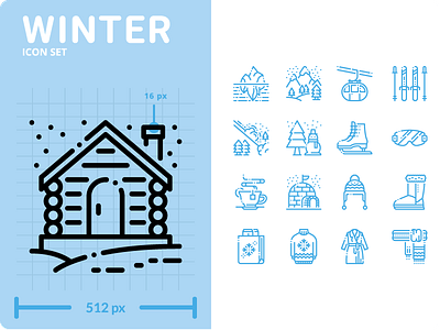 Winter Icon Set