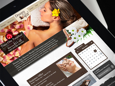 Spa Salon Layout beauty salon spa salon web template