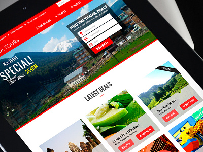 Travel Deal template website