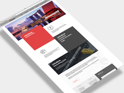 Corporate Website corporate website gray red