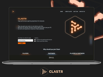 Clastr.net app branding clastr cloud cloud computing cloud gaming cloud logo gamer gaming identity logo network platform product design uidesign ux ux design uxui visual