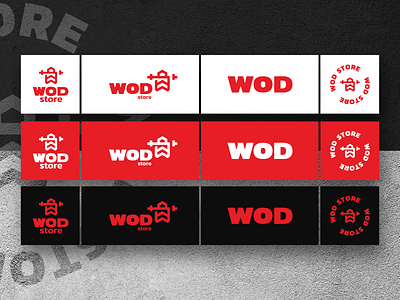 WOD - Versions brand branding crossfit design logo logotipo shop symbol