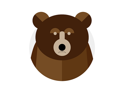 Baby Bear bear illustration minimal