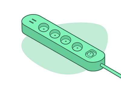 Power Adaptor / Extension Cable adaptor extension cable illustration plug