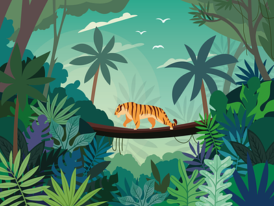 Jungle Illustration 🌿