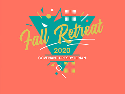 Fall Retreat tee design