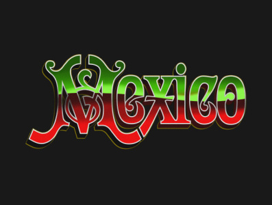 Mexico graphic design illustration logo typography