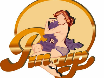 Pin-up girl adobe illustrator artwork beauty design illustration logo web web design woman