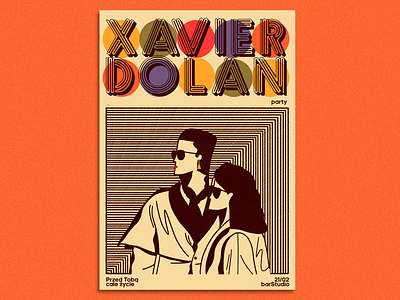 Xavier Dolan x barStudio branding design doodles gigposter handlettering illustration lettering outdoor print typography vintage