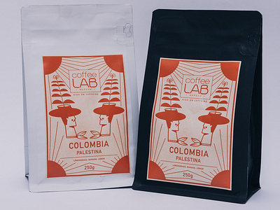 Colombia coffee label