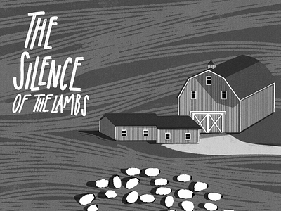 Silence of the lambs branding design doodles handlettering illustration lettering movies print the silence of the lambs travel typography vintage