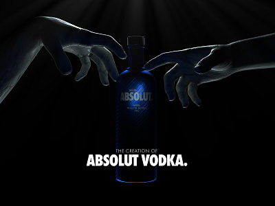 Absolut vodka 3d abstract branding cinema4d design illustration logo render set