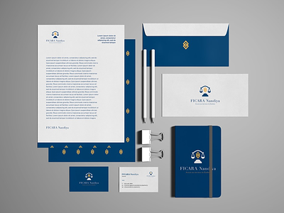 Ficara lawyer Brand identity design brand brandidentity designer letterhead logo logodesign stationary visitcard