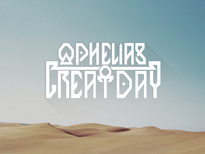 Ophelias Great Day - Logo desert dust gran canaria heart designs logo logo design matthias gögel ophelias great day sand sky