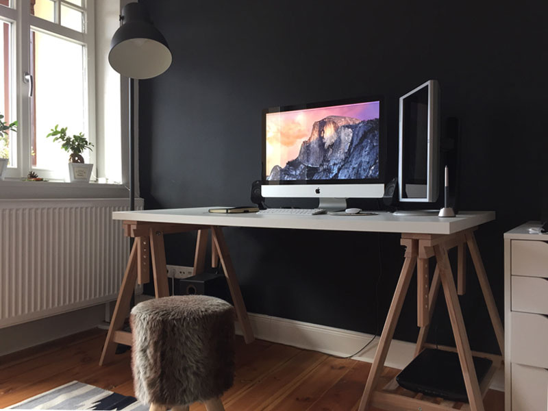 WRKSPC design webdesign workspace work home office desk black white matthiasgoegel graphic development
