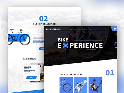 Bike - Shop Design Concept bike branding cycling design e commerce screen shop ui ux web webdesign website