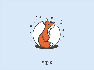 FOX - Combination Mark branding colors construction design flat fonts fox icon identity logo logotype mark
