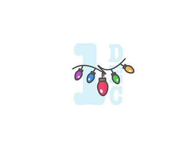 Christmas Lights | Illustration christmas christmaslights december icon illustration lights vector xmas