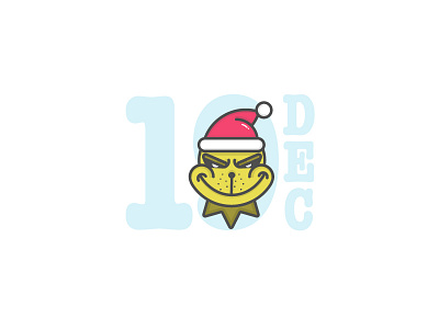 Grinch | Illustration christmas december grinch holly icon illustration jolly xmas