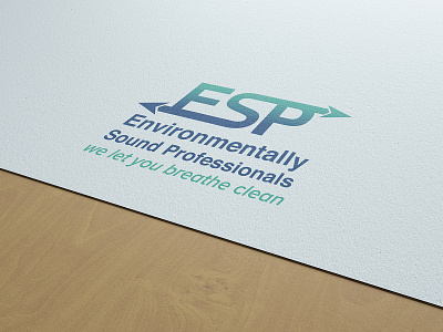 Environmentally Sound Professionals Logo Design adobe illustrator branding design icon logo