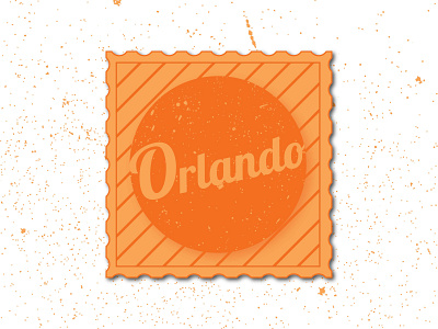Weekly Warm-Up: Sticker for Orlando, Florida design florida illustrator monochromatic orlando sticker