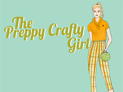 The Preppy Crafty Girl Logo