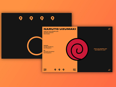 Naruto Uzumaki Businesscard