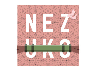 Nezuko Icon anime design digitalart icon illustration illustration art illustrations illustrator japan japanese japanese art japanese food japanese style logo logotype nezuko pattern vector