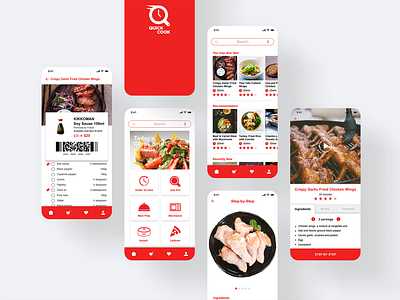 QUICK COOK - Prototype Mobile App for Millennial Moms